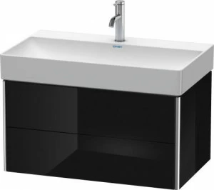 XS416204040 Тумбочка подвесная XSquare #XS4162 784 x 460 мм Черный глянцевый лак