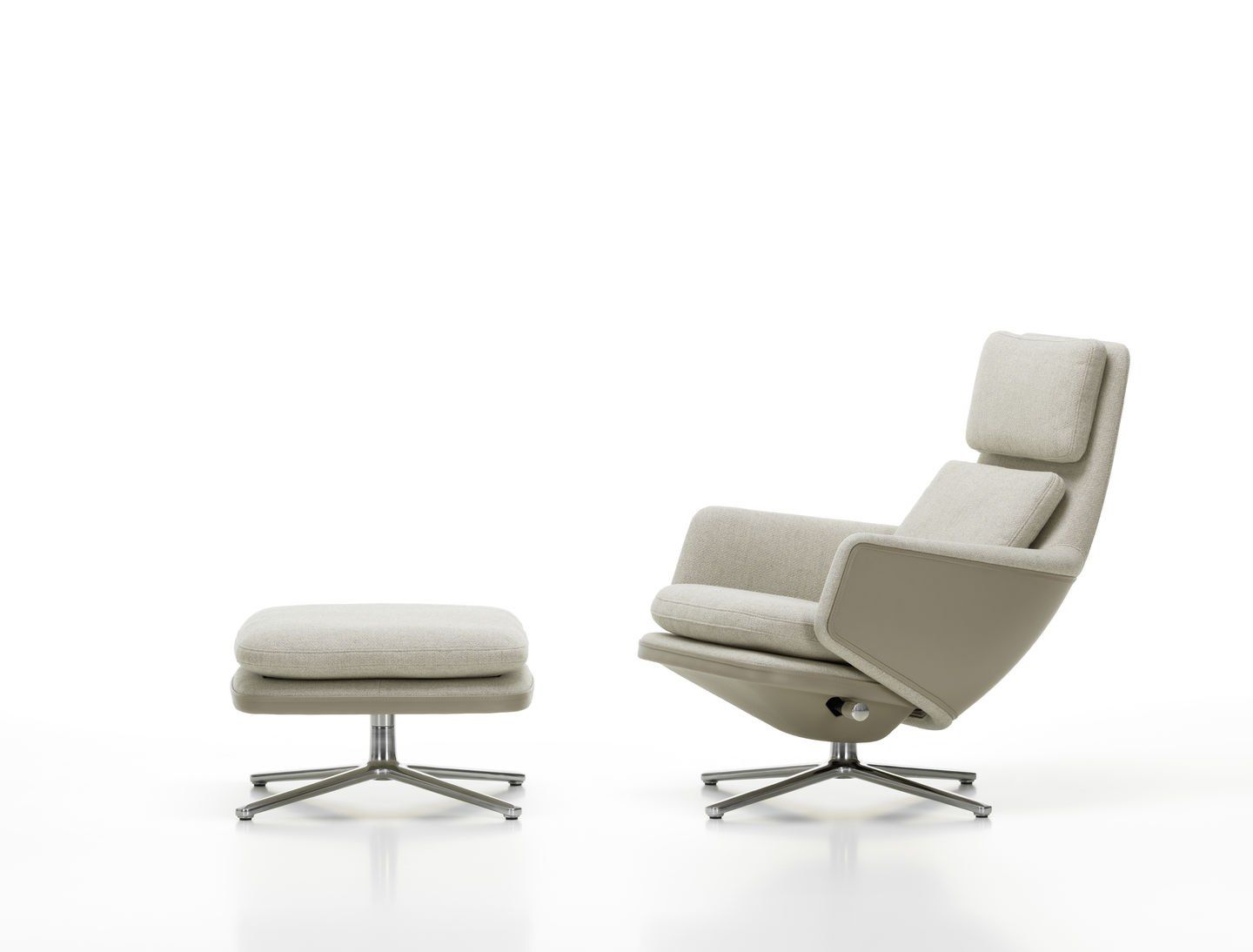 Тканевая мягкая спицевая подставка для ног VITRA Grand Relax ARCH-00011553 - Вид №1