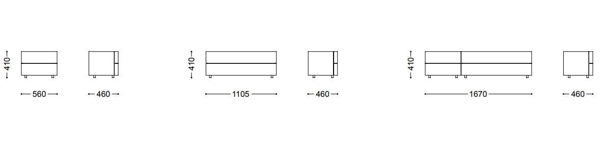 Тумбочка с ящиками Porro ARCH-00038457 - Вид №5