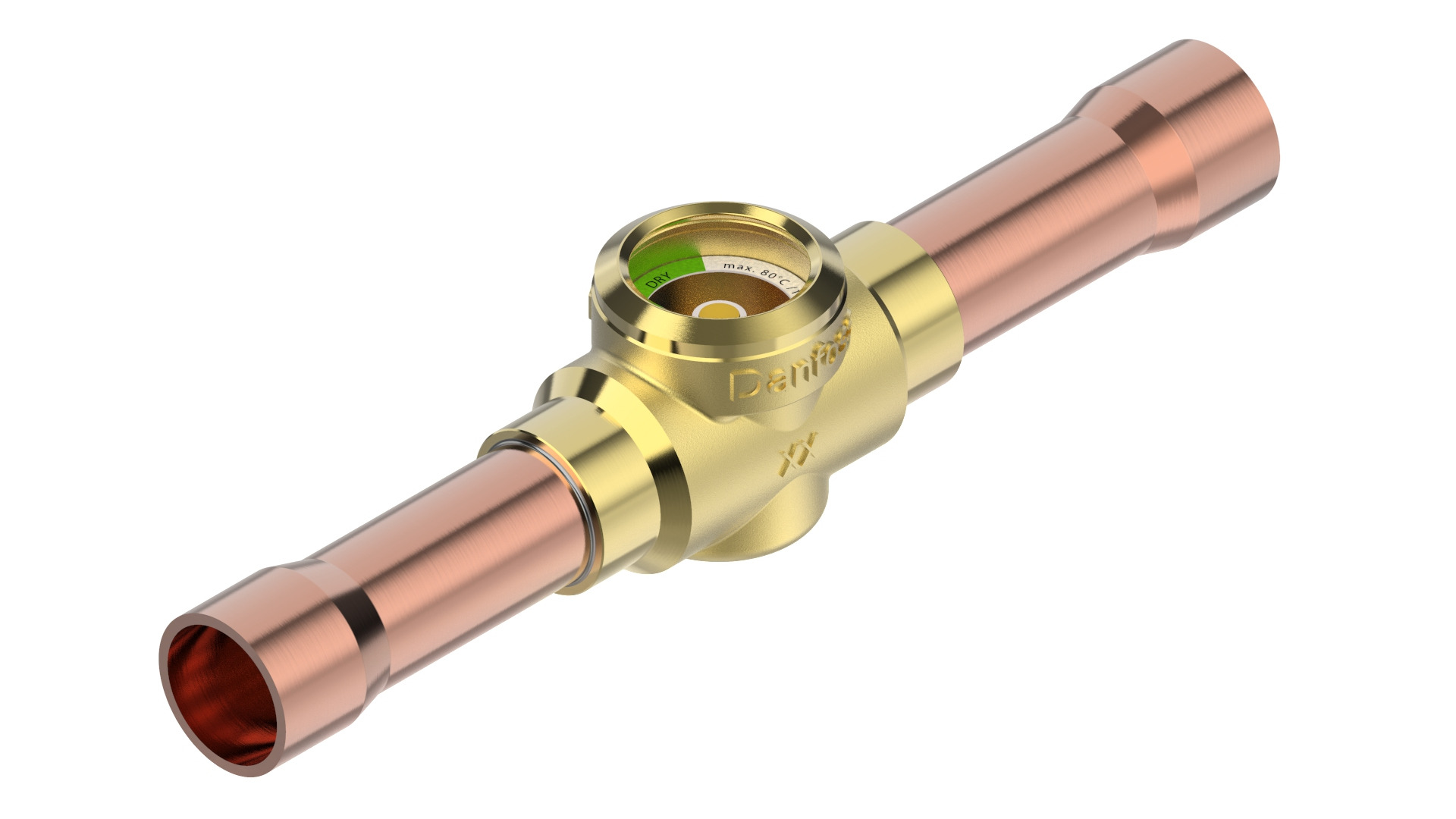 Danfoss SGP N — Смотровые стекла с индикатором влажности SGP 22s N Cтекло cмотровое 014L0187  - Вид №3