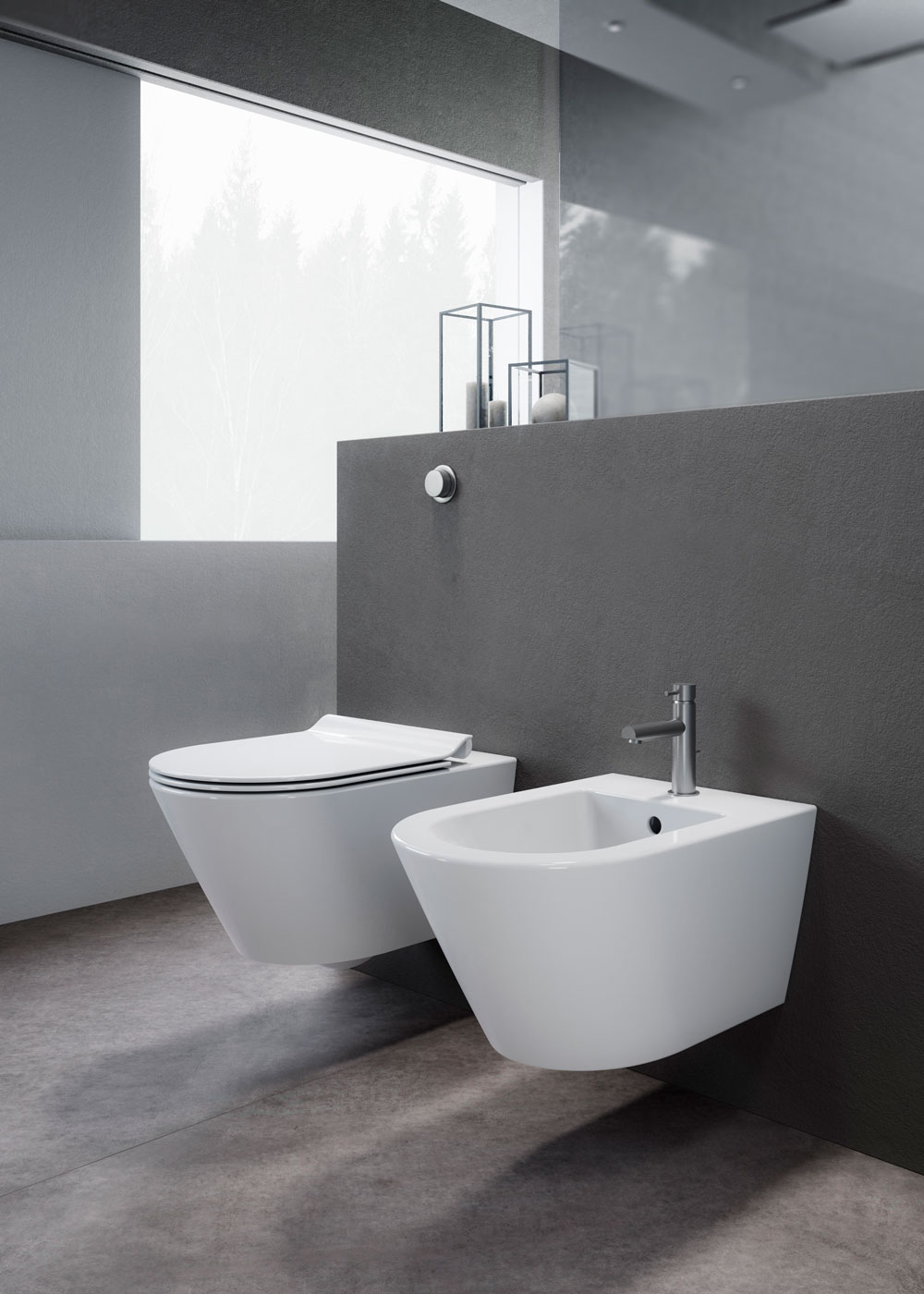 941517 Подвесной унитаз настенный Бежевый GSI ceramica  Италия  - Вид №2