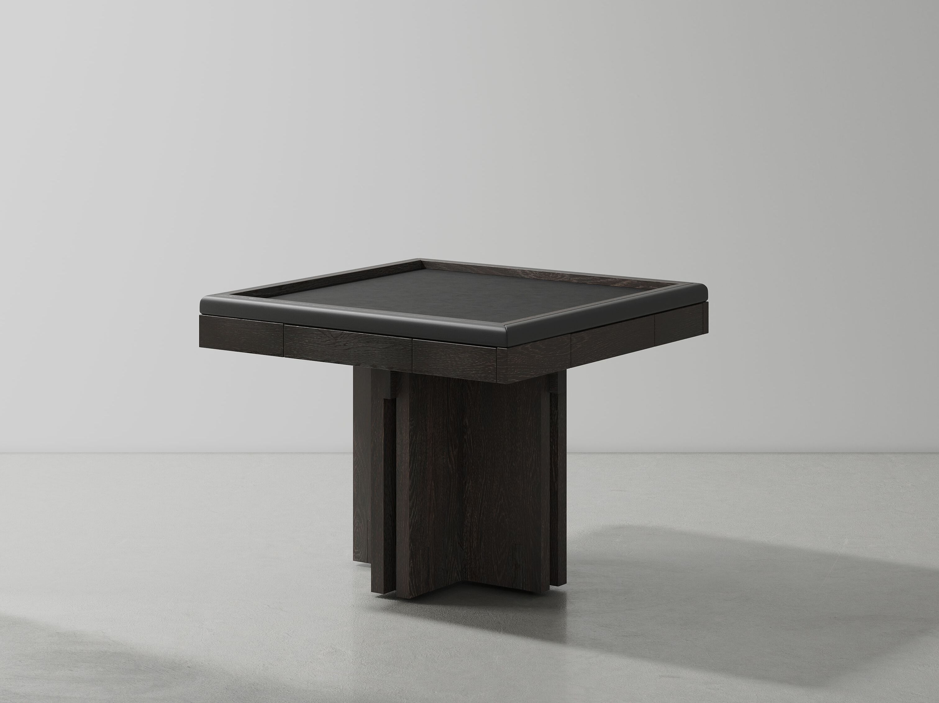 Дубовый квадратный стол для маджонга District Eight Dinh ARCH-00110617 - Вид №1