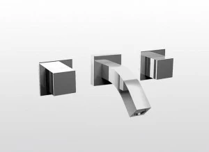 RUBINETTERIE STELLA Комплект для ванны на 3 отверстия Bamboo quadro