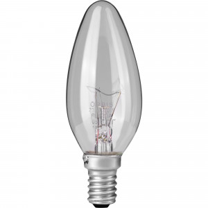 84856962 Лампа накаливания Orbis Е14 230 В 60 Вт свеча прозрачная 710 лм