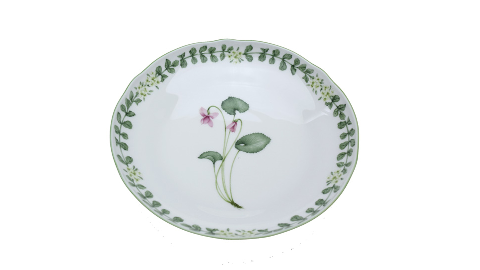 10613845 Noritake Тарелка суповая Noritake "Английские травы" 20см Фарфор костяной  - Вид №1