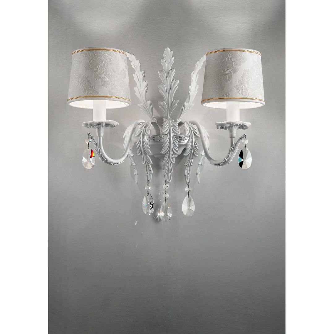 Masiero ACANTIA A2 V95 P06 DAM/14/WH CUT CRYST бра 111052 - Вид №2