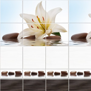 Панель пласт. "Новита" Джакарта лилия (Узор) 2,7*0,25 STSR-419