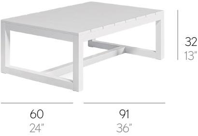 GANDIABLASCO Прямоугольный садовый стол Saler sun-id-1473268 - Вид №2