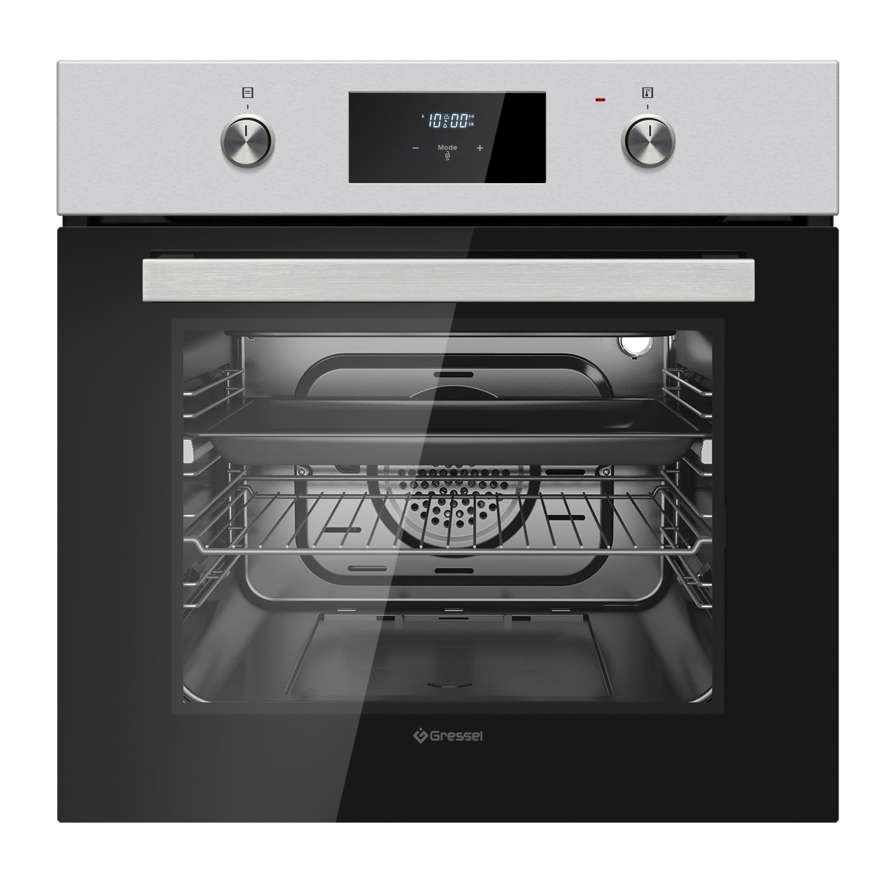 9256876 Электрический духовой шкаф Gressel RU6EM7758110 серебристый STDN-0150455