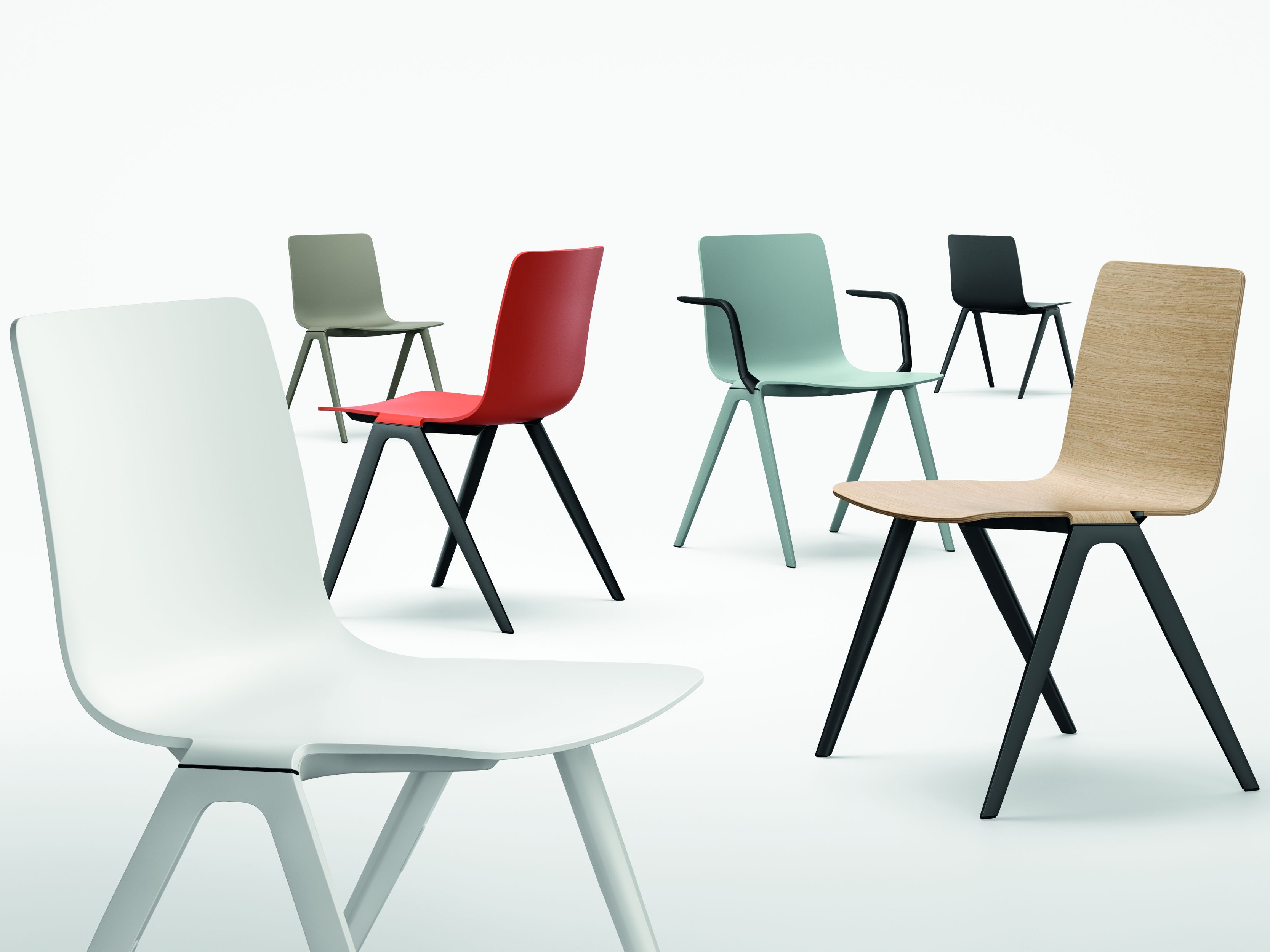 Пластиковый стул с подлокотниками Brunner A-Family ARCH-00096592 - Вид №4