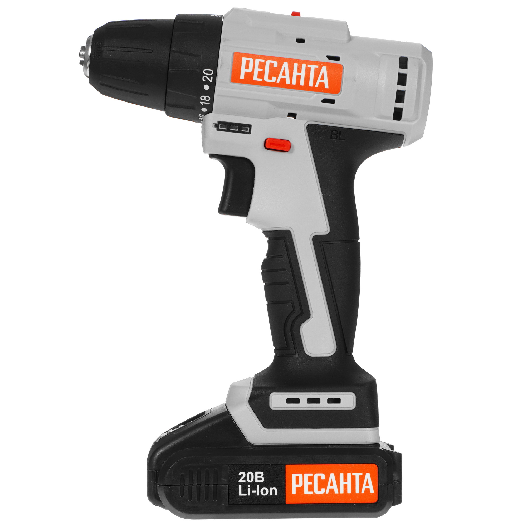 Дрель-шуруповерт Ресанта ДА-20-2ЛК-Б 5356652 STDN-0050511