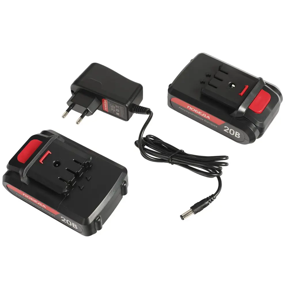 Дрель-шуруповерт аккумуляторная Победа ДА-20/2 Ли, 20 В Li-ion 2x2 Ач STLM-2137129 - Вид №4