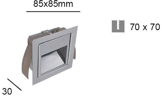 Terzo Light Настенная светодиодная лестница из алюминия  C133.ww  - Вид №1