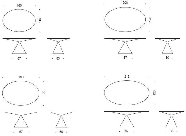 Desalto Овальный стол Clay sun-id-1417407 - Вид №3