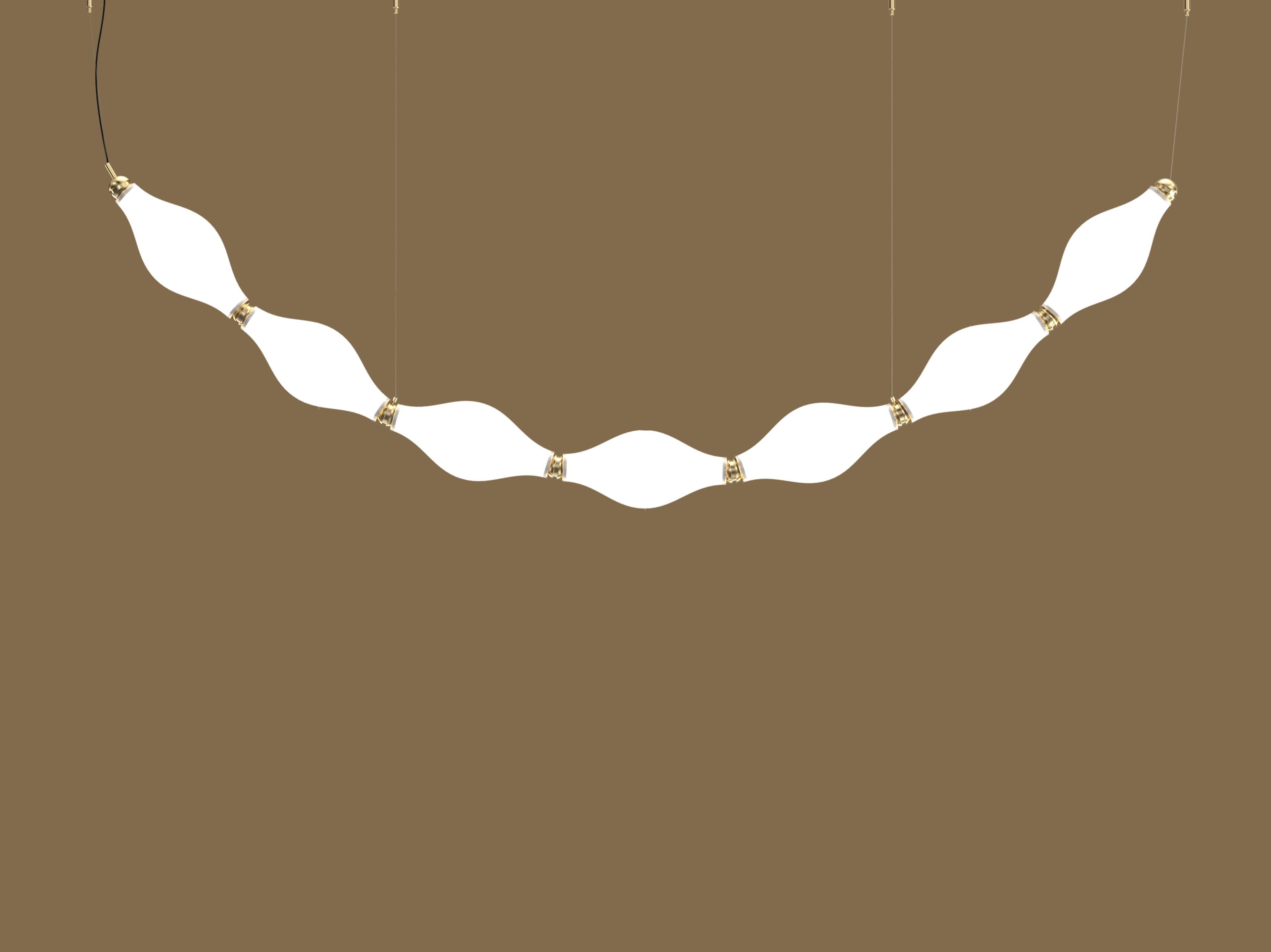 Подвесной светильник из боросиликатного стекла Euroluce Lampadari Dewy ARCH-00084565 - Вид №4