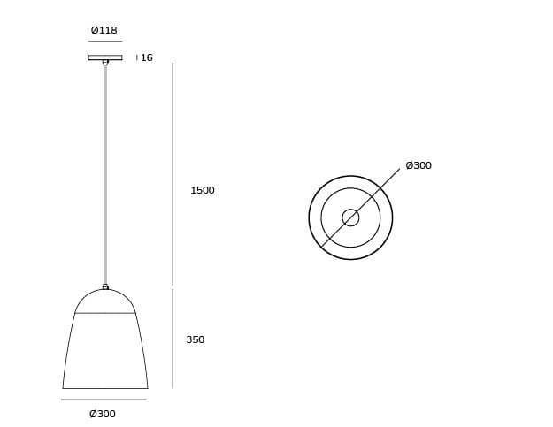 Алюминиевый подвесной светильник Exporlux DOME SU ARCH-00103041 - Вид №2