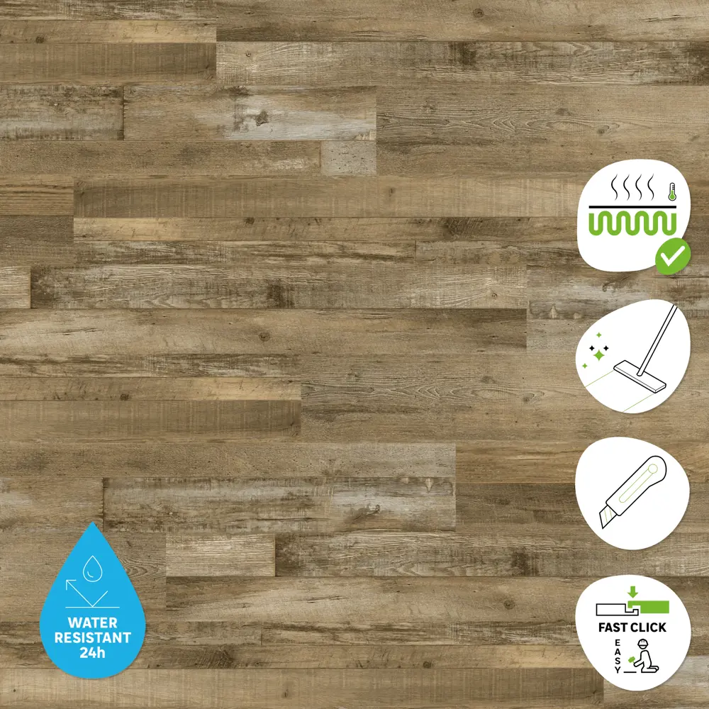 SPC плитка ARTENS Tanunda - напольное покрытие под дерево с системой клик 84830105 STLM-0055760 - Вид №2