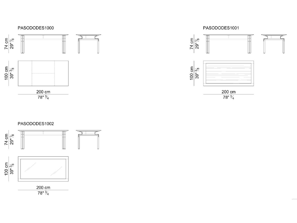 Деревянный прямоугольный рабочий стол с кожаной столешницей i 4 Mariani ARCH-00054872 - Вид №15