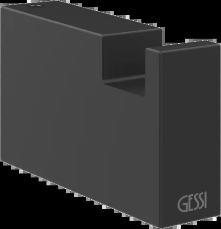 Крючок для халата 20921 299 Gessi Rettangolo k МАТОВО-ЧЕРНЫЙ