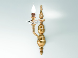 Металлический светодиодный настенный светильник