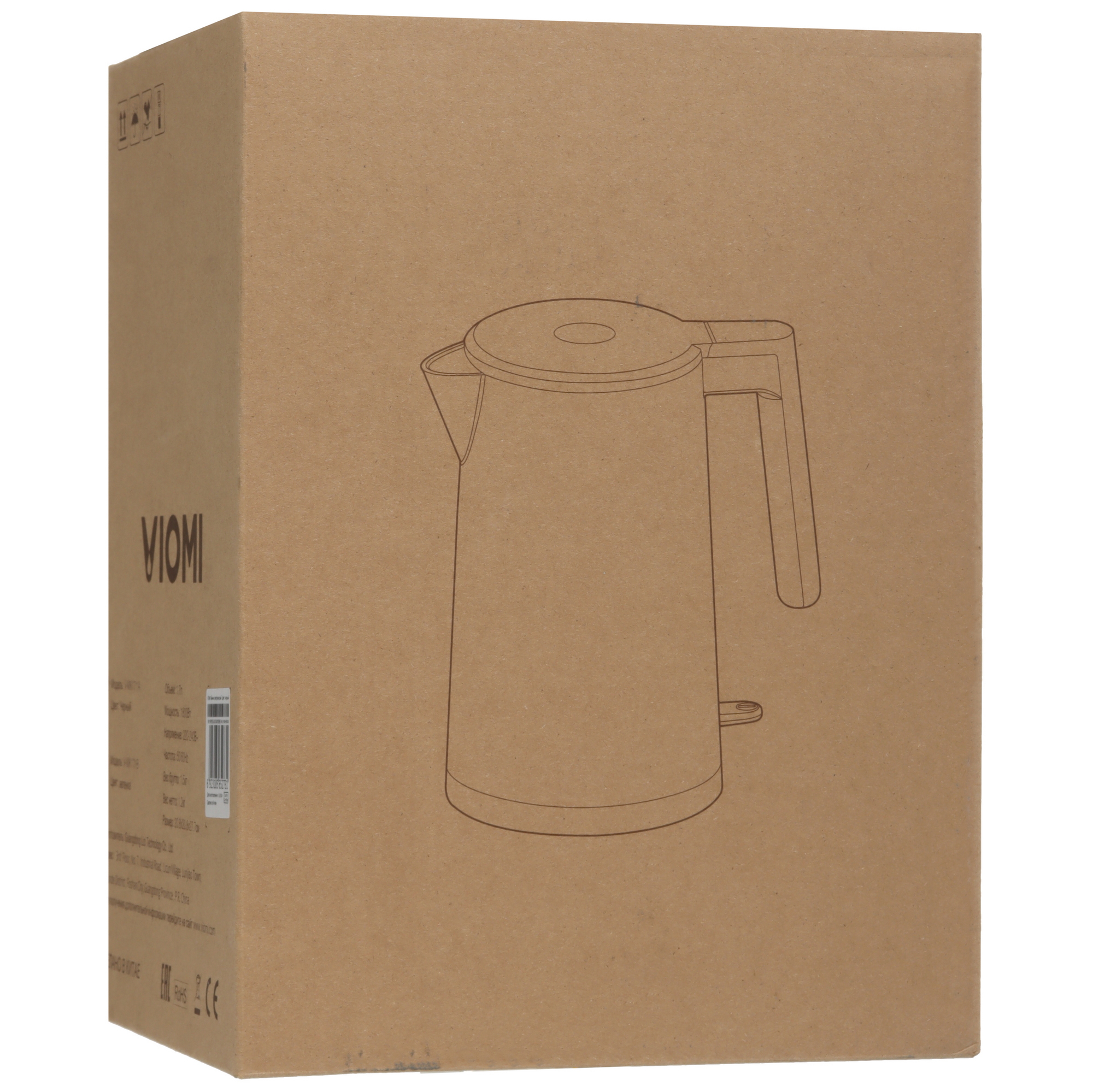 5465869 Электрочайник Viomi Mechanical Kettle V-MK171A черный STDN-0038464 - Вид №7