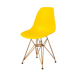 91988849 Комплект кухонных стульев 4 шт Derstuhl Gold 45x82x45 см полипропилен цвет лимон STLM-1455492