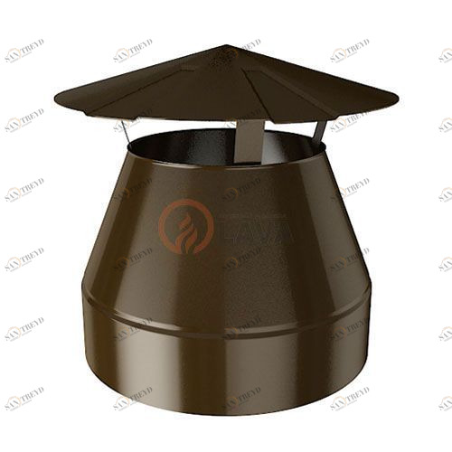 Оголовок-зонт LAVA 200/300 мм. коричневый (8017) 4317