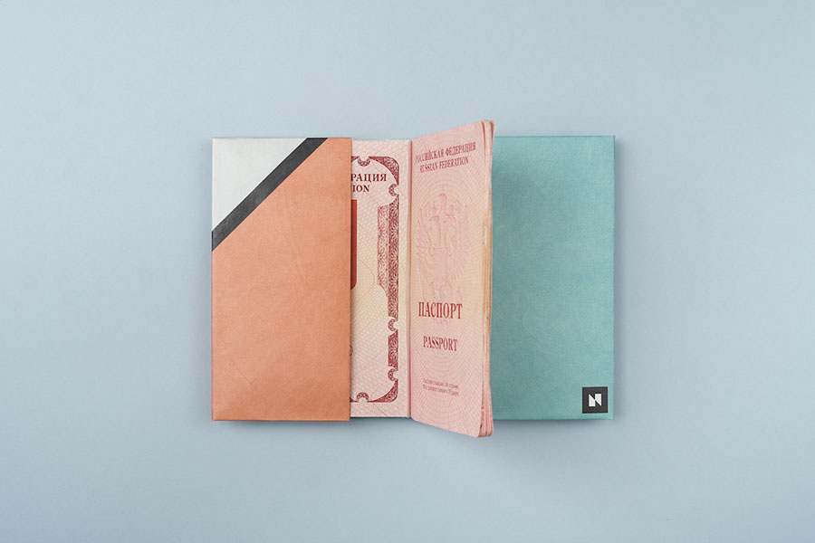 NС-027 Обложка на паспорт new angle, мультиколор New wallet  - Вид №3