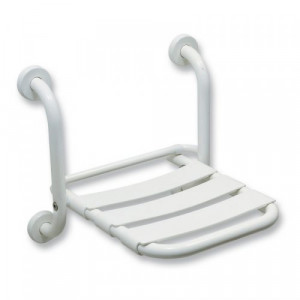 12008/2R Idral Настенное складывающееся сиденье для душа без спинки серии EASY. С покрытием Rilsan