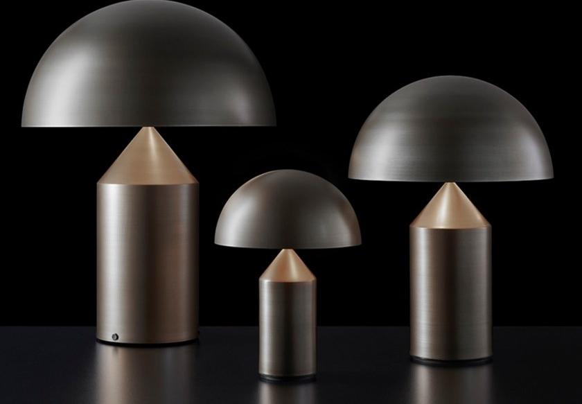 Oluce Настольная лампа из бронзового металла Atollo sun-id-1511126 - Вид №1