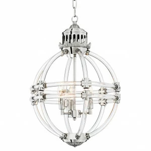 Подвесной светильник прозрачный Impero 111039 EICHHOLTZ ДИЗАЙНЕРСКИЕ 00-3879463 Прозрачный;серебро