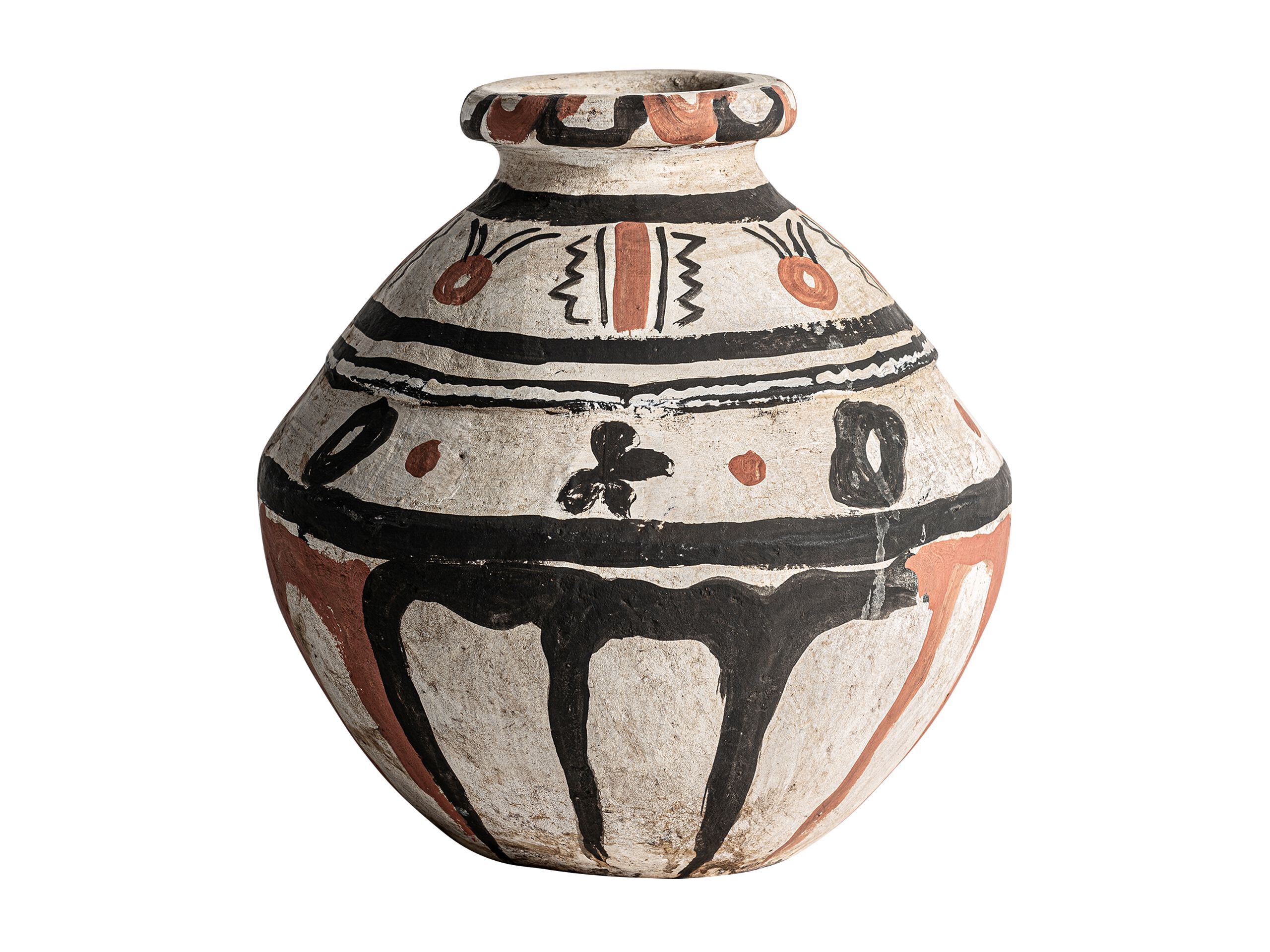 Круглая терракотовая ВАЗа ручной работы Vical Home BABIL ARCH-00105036