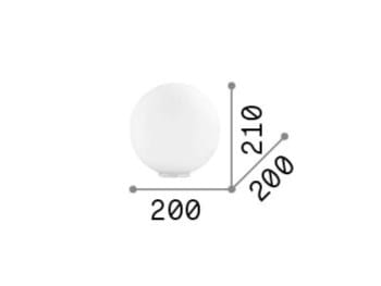 Настольная лампа Ideal Lux Белый Mapa ARCH-00002119 - Вид №6