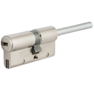 Цилиндр Cisa AP4S 0P3S7-90.12, 45x10x25 мм, ключ/шток, цвет никель, без вертушки