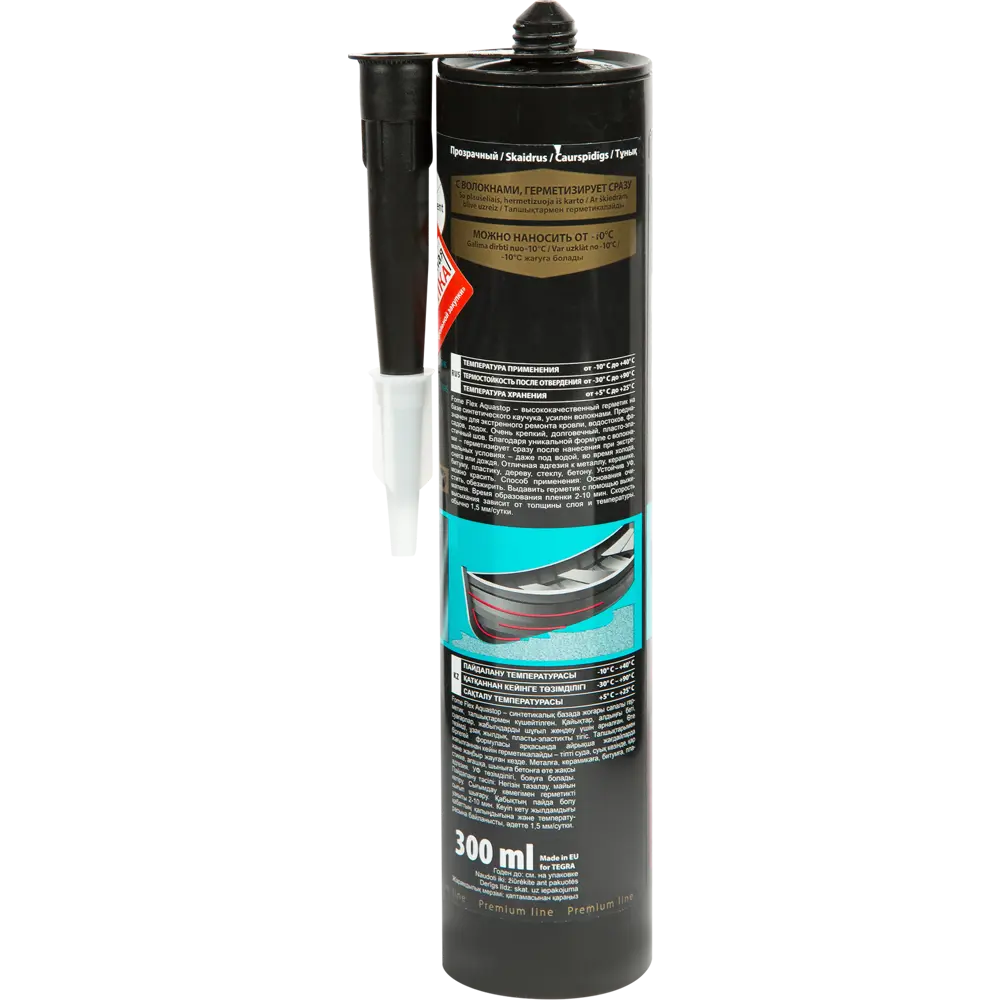 Герметик каучуковый Aquastop 300 мл 82261855 STLM-2156604 FOME FLEX  - Вид №1