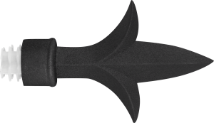 Наконечник для карниза Лотос черный матовый 20 см 85186735