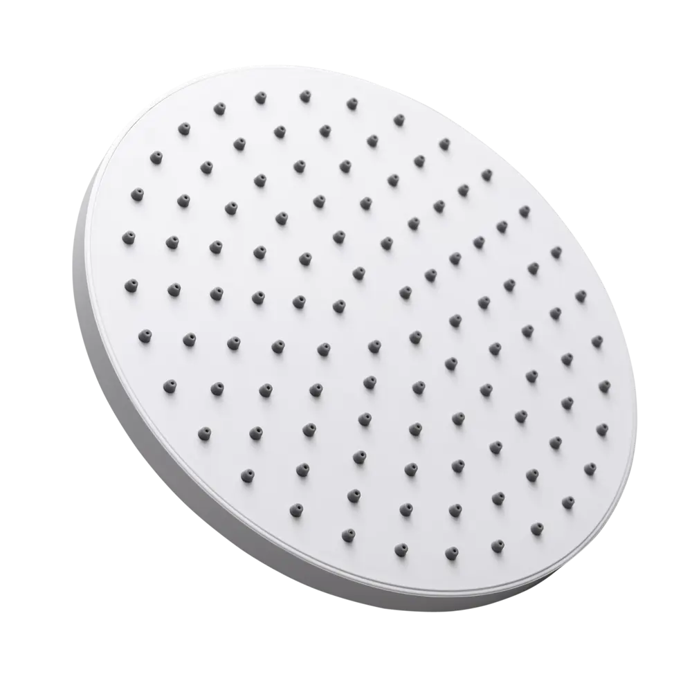 Лейка для верхнего душа KONSENSA Борнео круглая цвет белый STLM-2106409