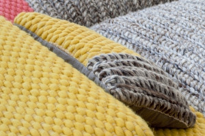 070847 Подушка Plait Yellow GAN Mangas Space