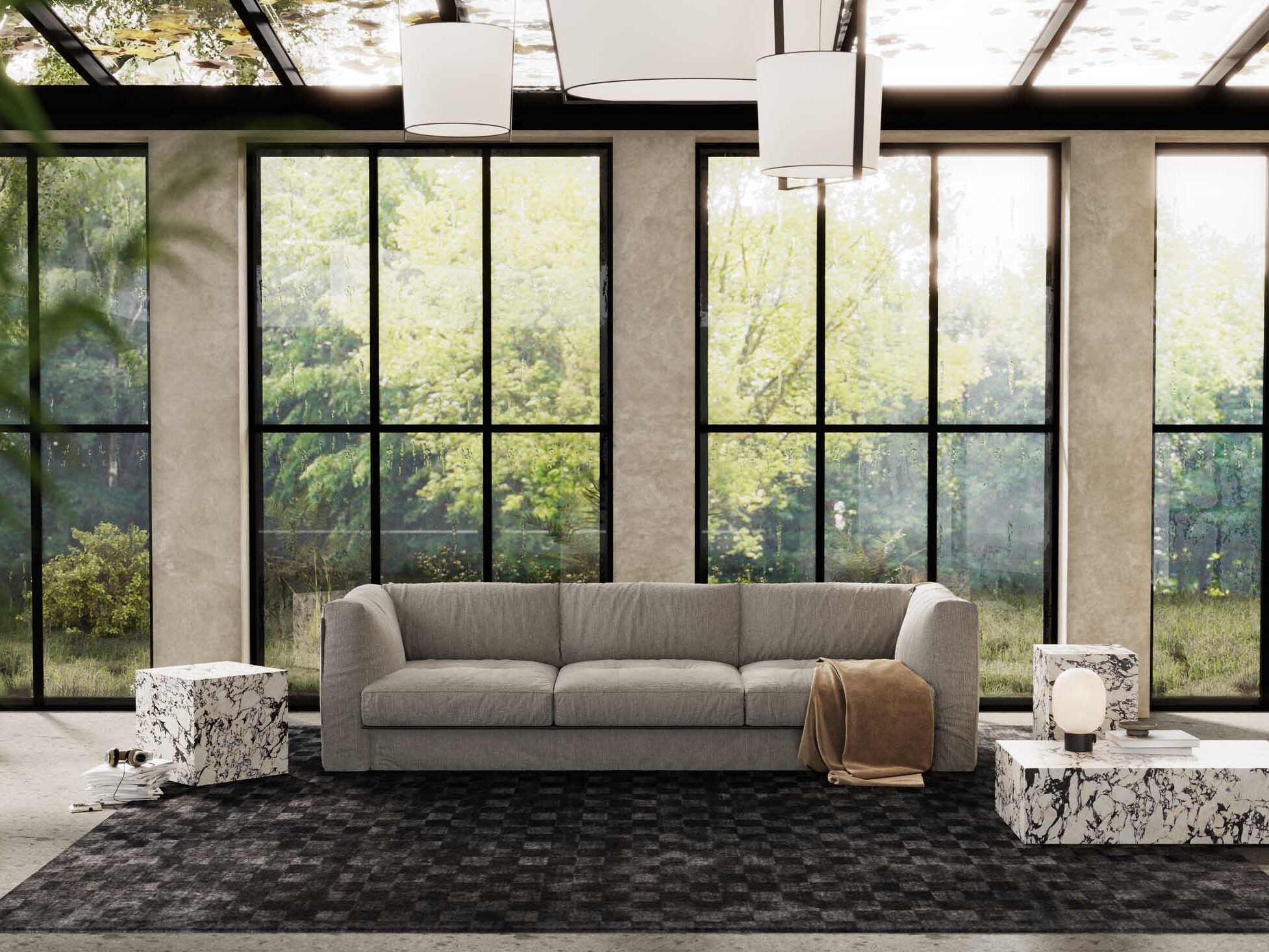 Изготовленный на заказ Tencel ручной работы плед ковер miinu LUMIN ARCH-00031663 - Вид №1