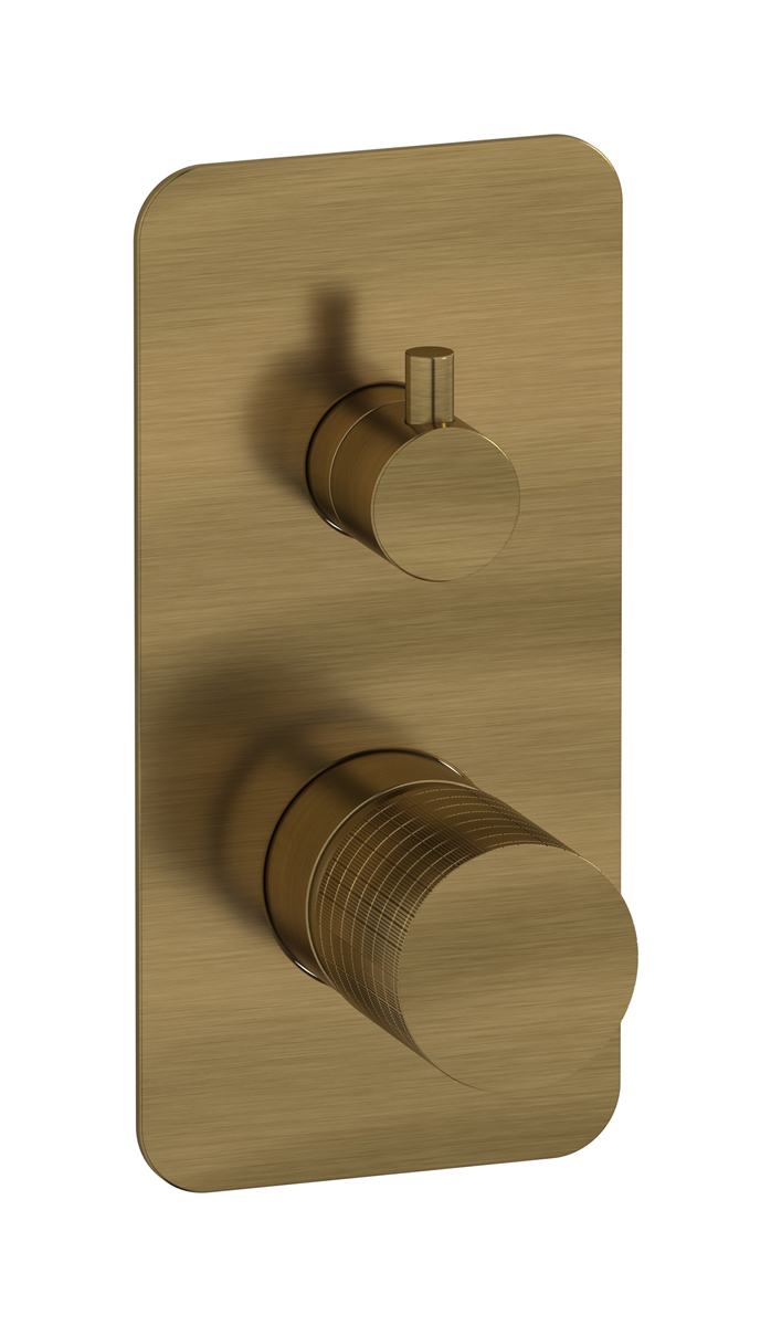 Внешние части встроенного в стену смесителя на 3 потребителя WE ARE IB ga312mb Modern Bronze Gatsby