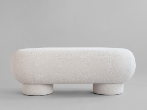 Большая скамейка из ткани