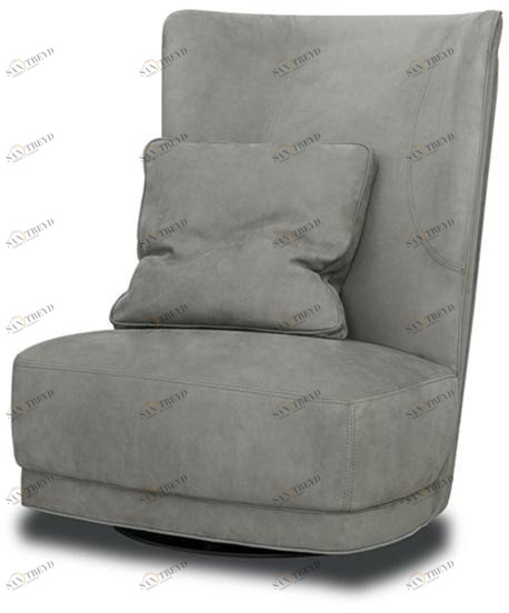 BAXTER Кожаное кресло с высокой спинкой sun-id-1487173