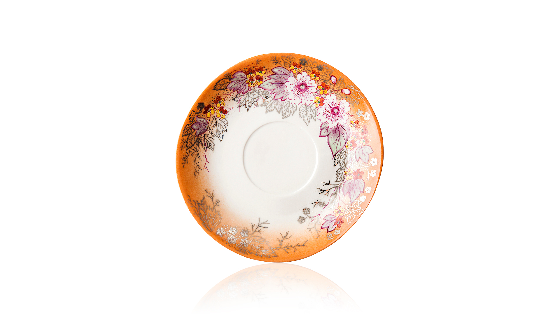 10617335 Мануфактуры Гарднеръ в Вербилках Чайная пара "Дыхание осени" Фарфор, Керамика  - Вид №3