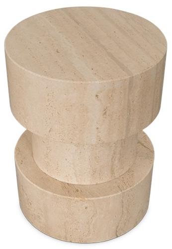 Essential Home Круглый журнальный столик из травертина для гостиной Happy few sun-id-1457720 - Вид №1