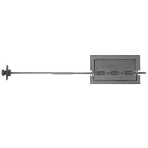Задвижка поворотная для печей и каминов ЗВП-1 19x103 см