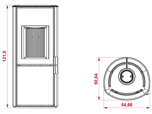 PALAZZETTI Дровяная печь из стали класса а sun-id-1349854 - Вид №2