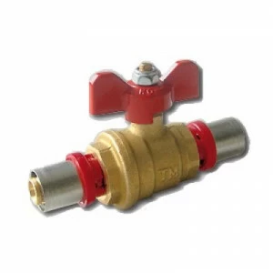 Кран пресс для монтажа в стене, бабочка TIEMME 16