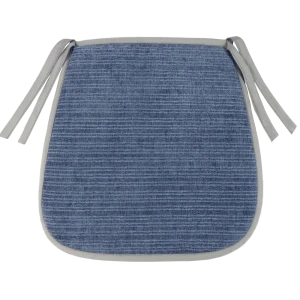 Подушка для стула Linen Way Джини 38x3x40 см полиэстер синий