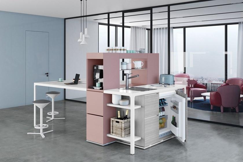 ESTEL GROUP Мини-кухня с полуостровом Isole h90-h105 sun-id-1369500 - Вид №6