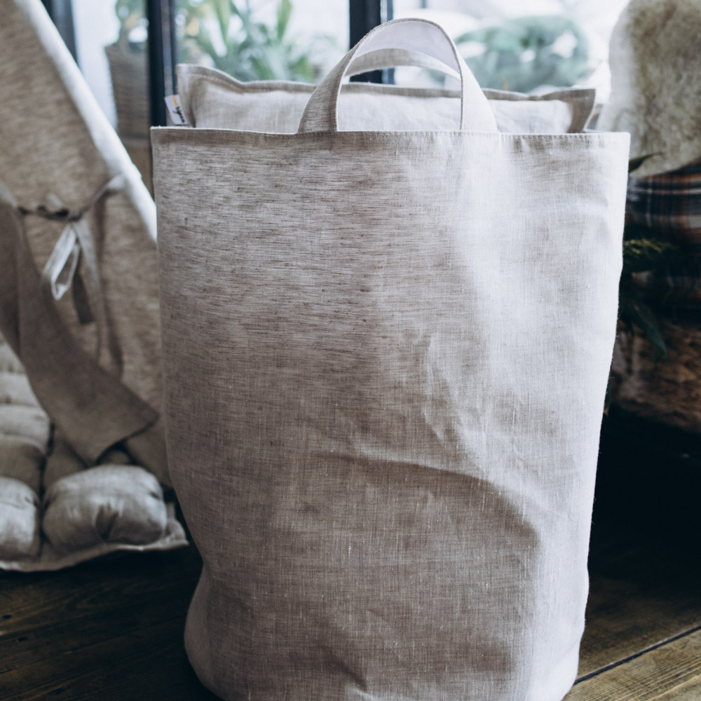 Тканевая корзина из льна VAMVIGVAM ЛЕН 282057 Бежевый Santreyd  - Вид №3